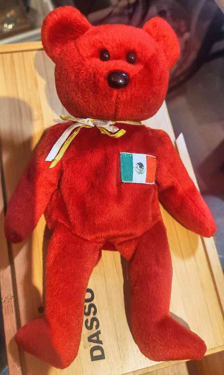 TY Beanie Mexican Flag Baby