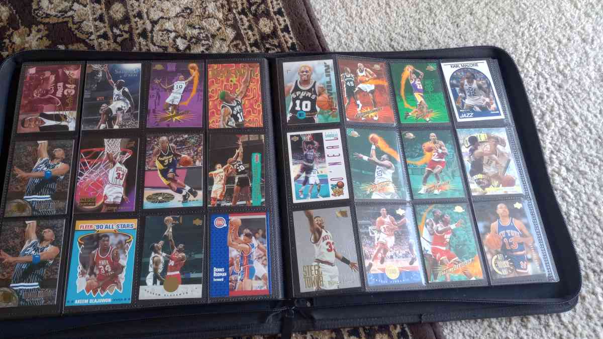 Basketball and Football Collectors Cards