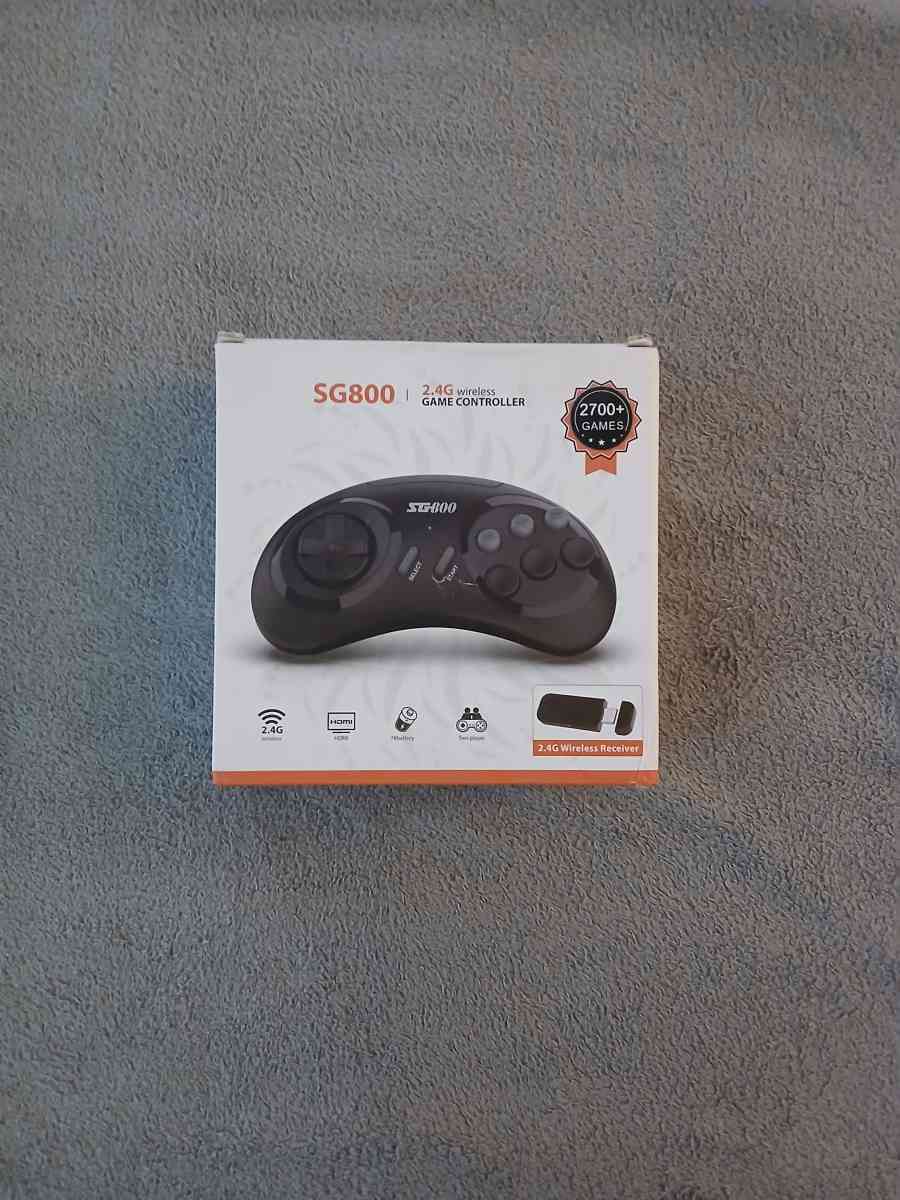 SG800 24G Wireless Game Controller Sega Genesis TV Game