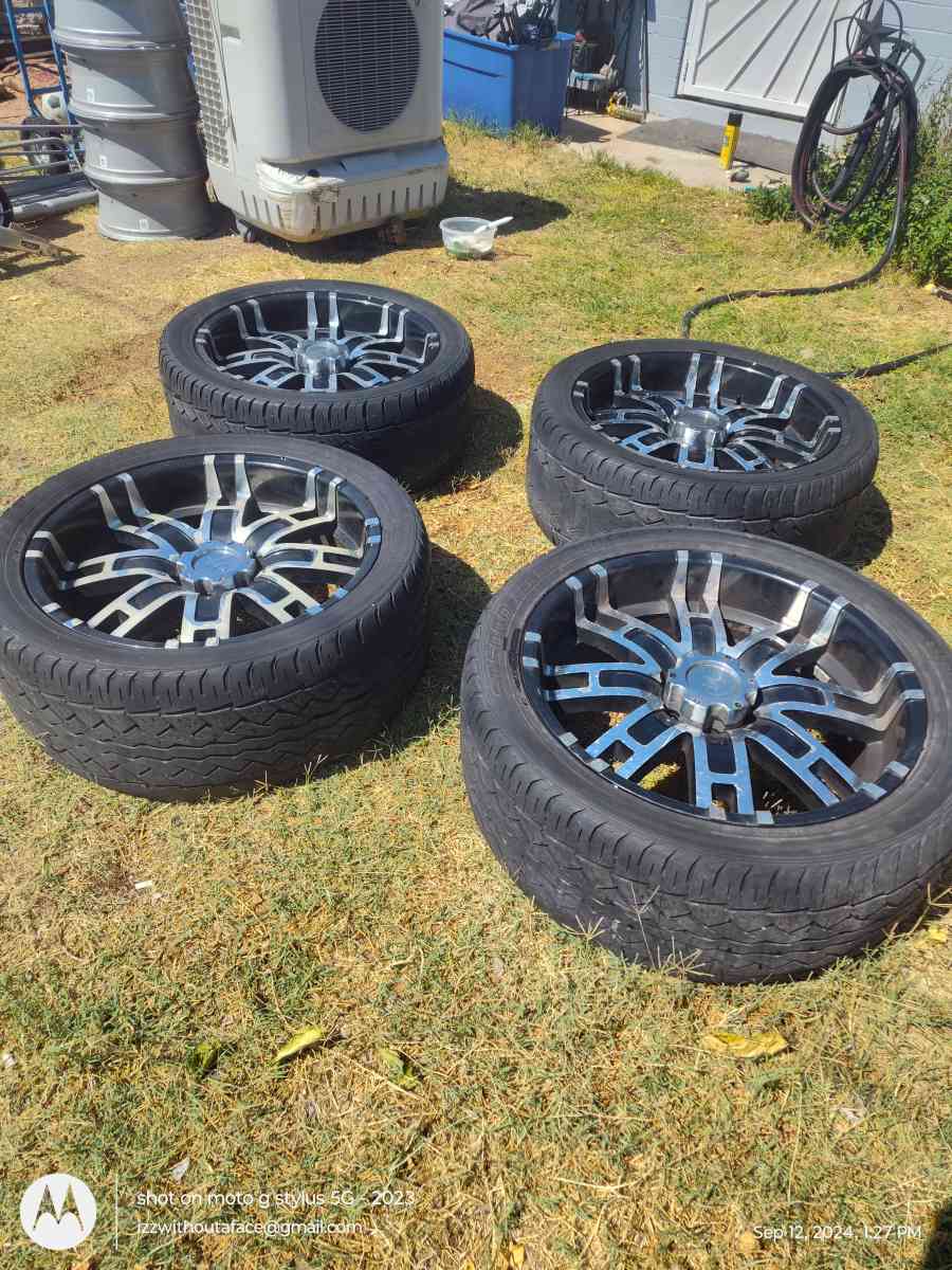 22 HELO Rims wtires
