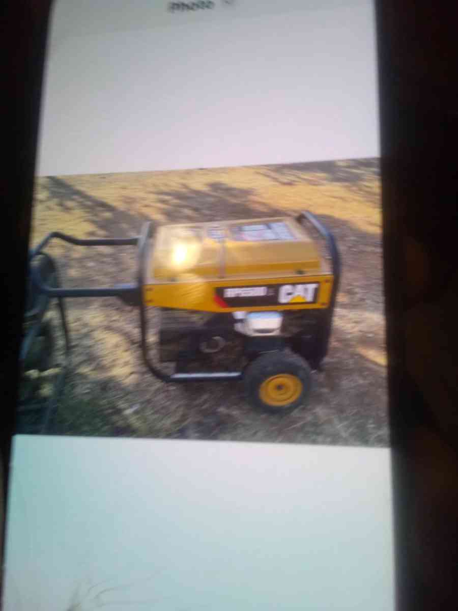 CAT RP6500 GAS POWERED PORTABLE GENERATOR  and homelite 4400