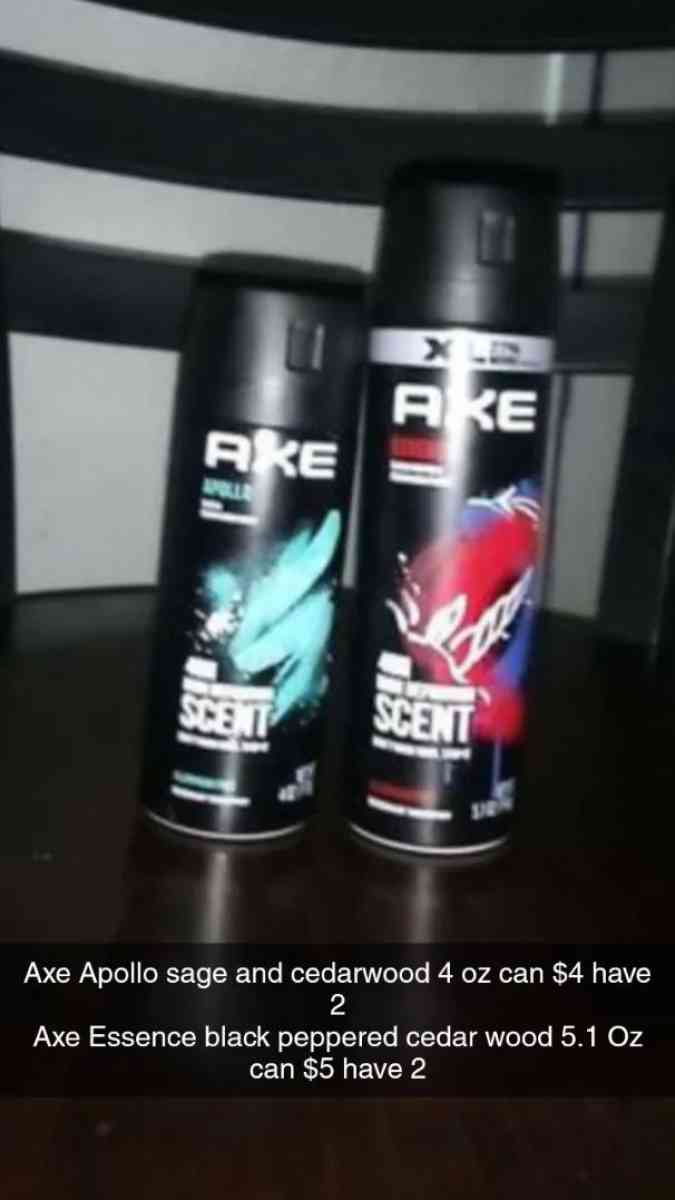 mens axe shampoo conditioner body wash and spray