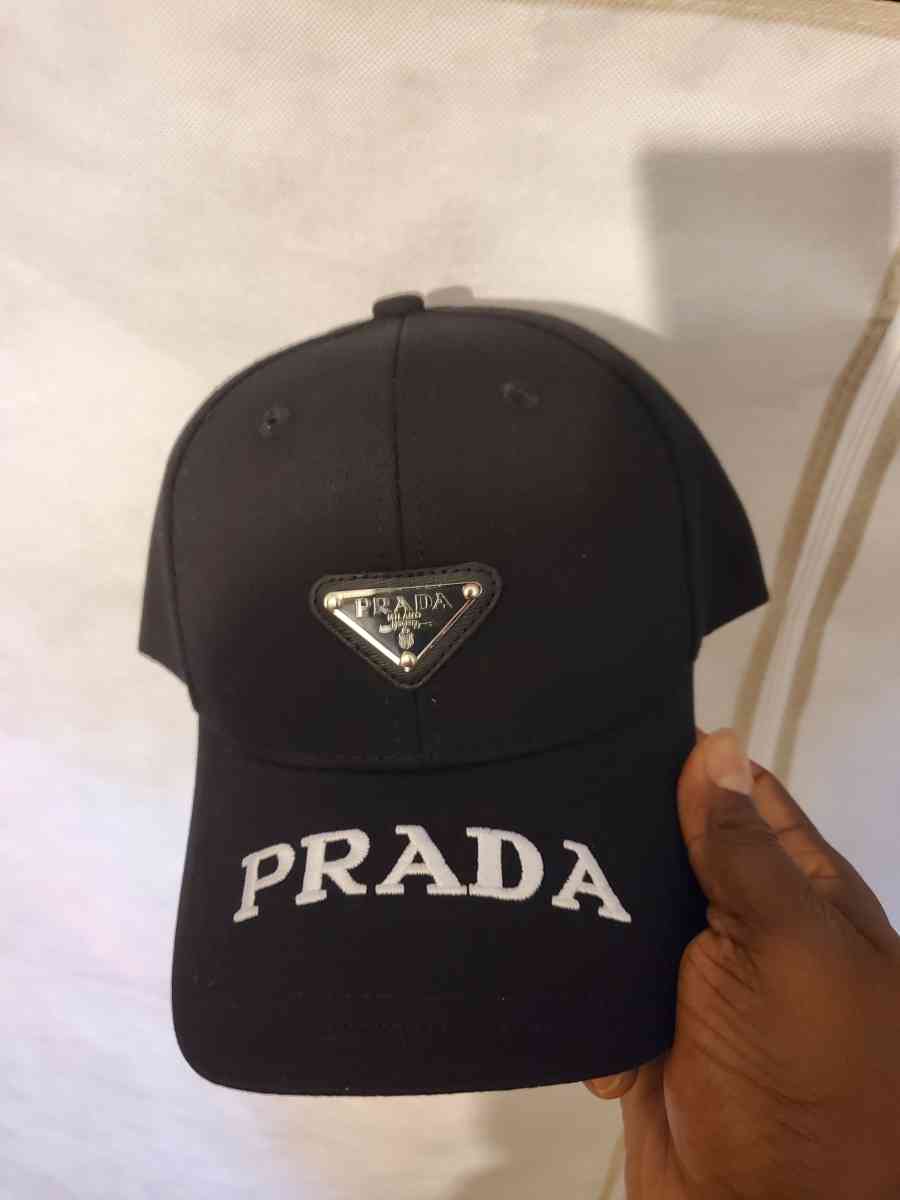 Prada logo and signature cap