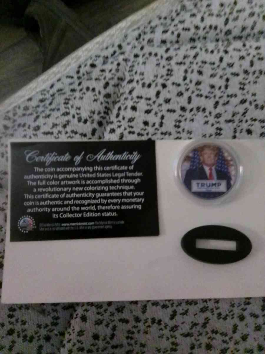 2024 Trump Colored Collector Coin