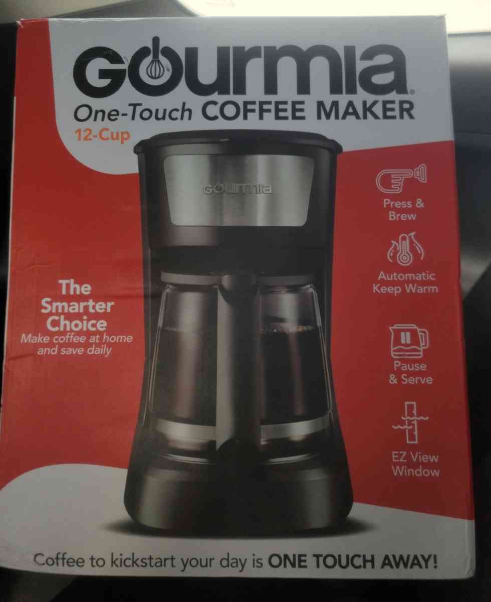 Gourmia One Touch Coffee Maker 12Cup