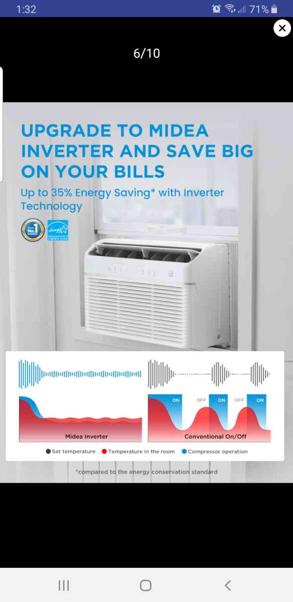 Midea air conditioner 12000 BTU window air conditioner