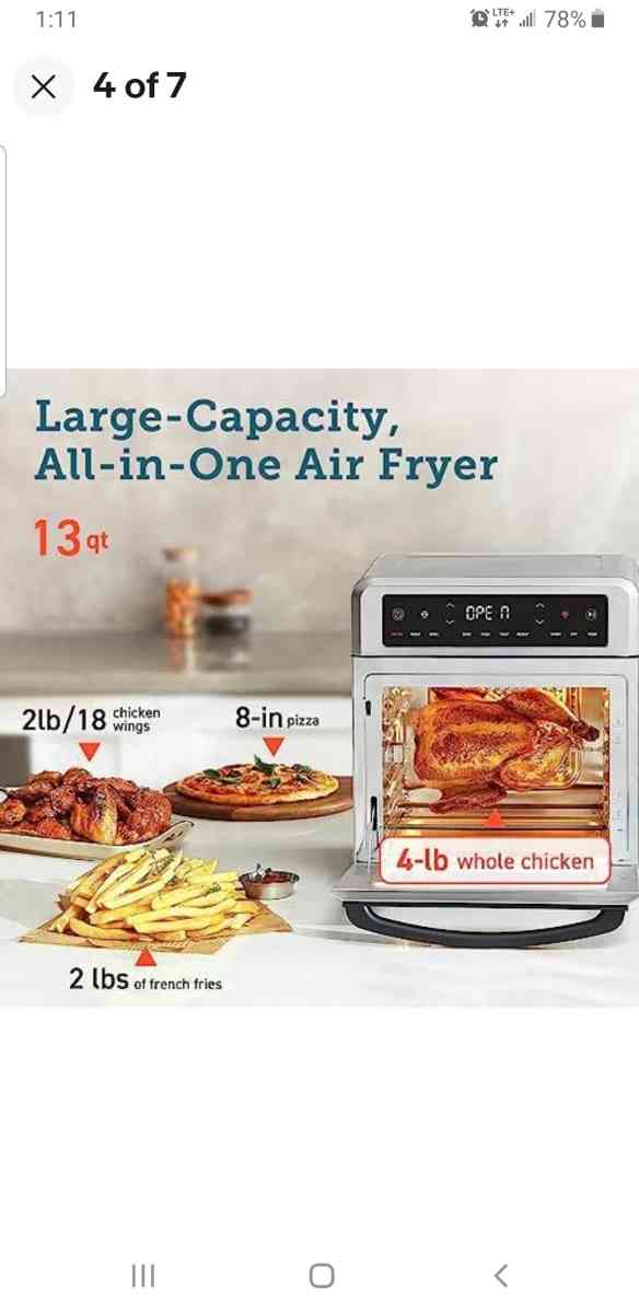 cosori air fryer oven