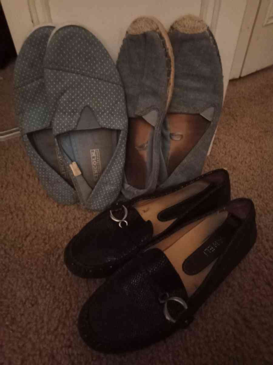 blue jacket and shoes