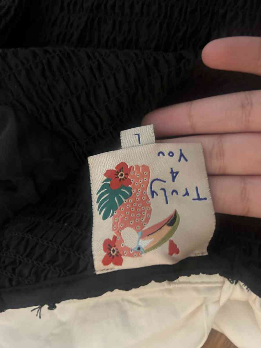 Long black Vintage Summer dress