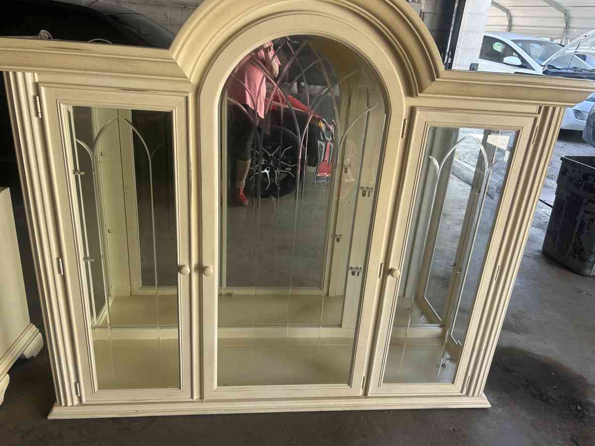 Antique Ashley Curio Cabinet