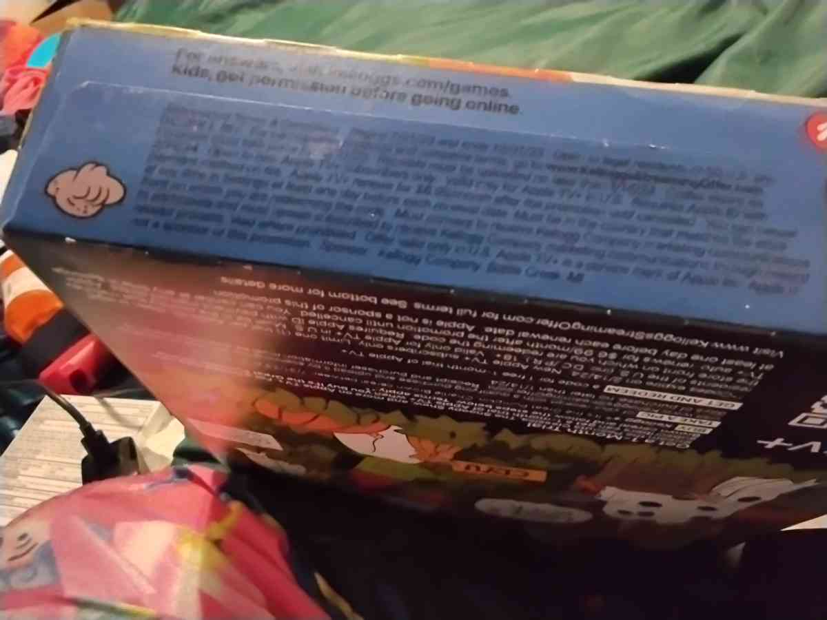 Collective box of ITS THE Great PUMPKIN CHARLIE BROWN cereal