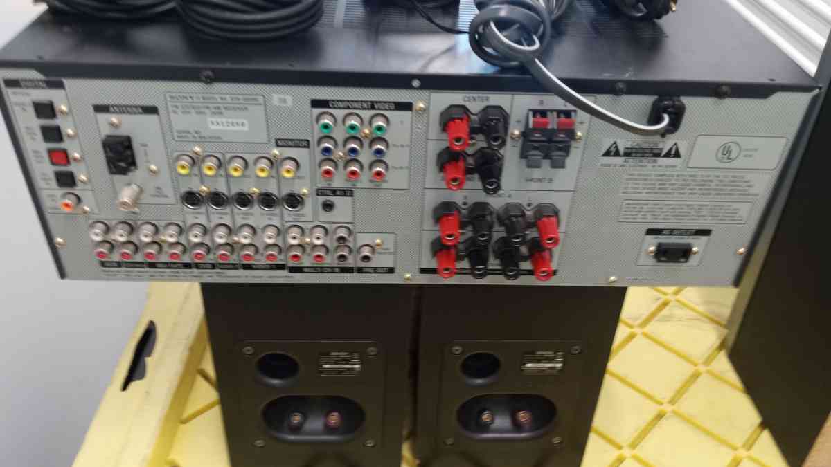 the receiver Sony digital audio video control center CR antt