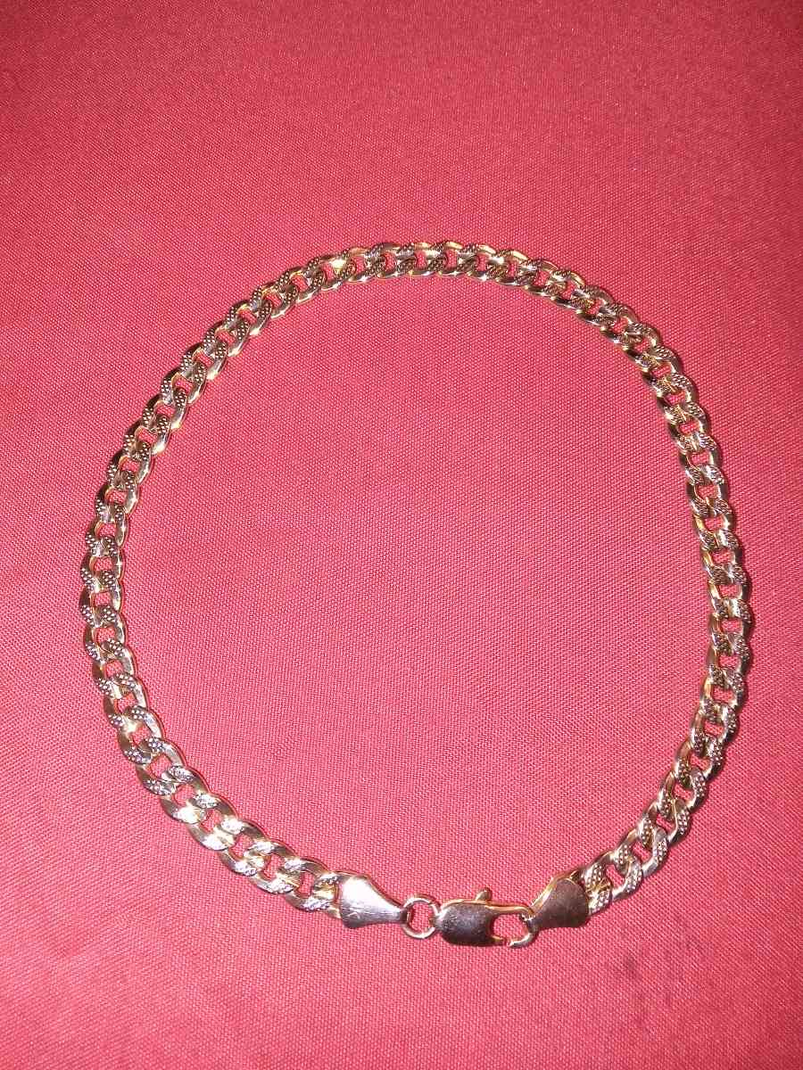 14k Gold Mens Bracelet