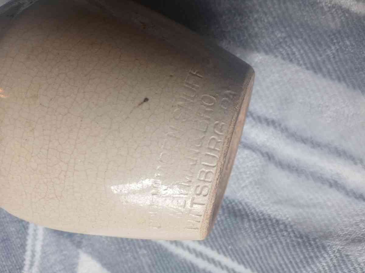 antique Copenhagen snuff jar