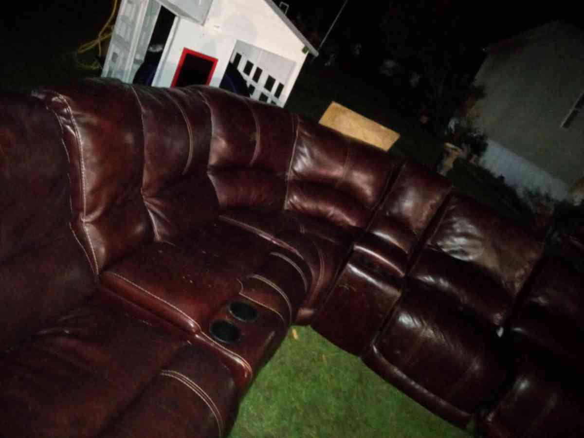 leather sectional couch