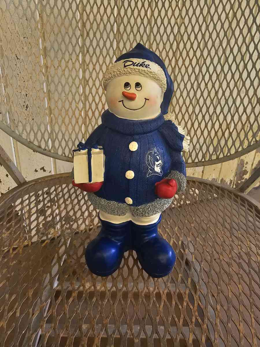 NCAA DUKE BLUE DEVILS SNOWMAN