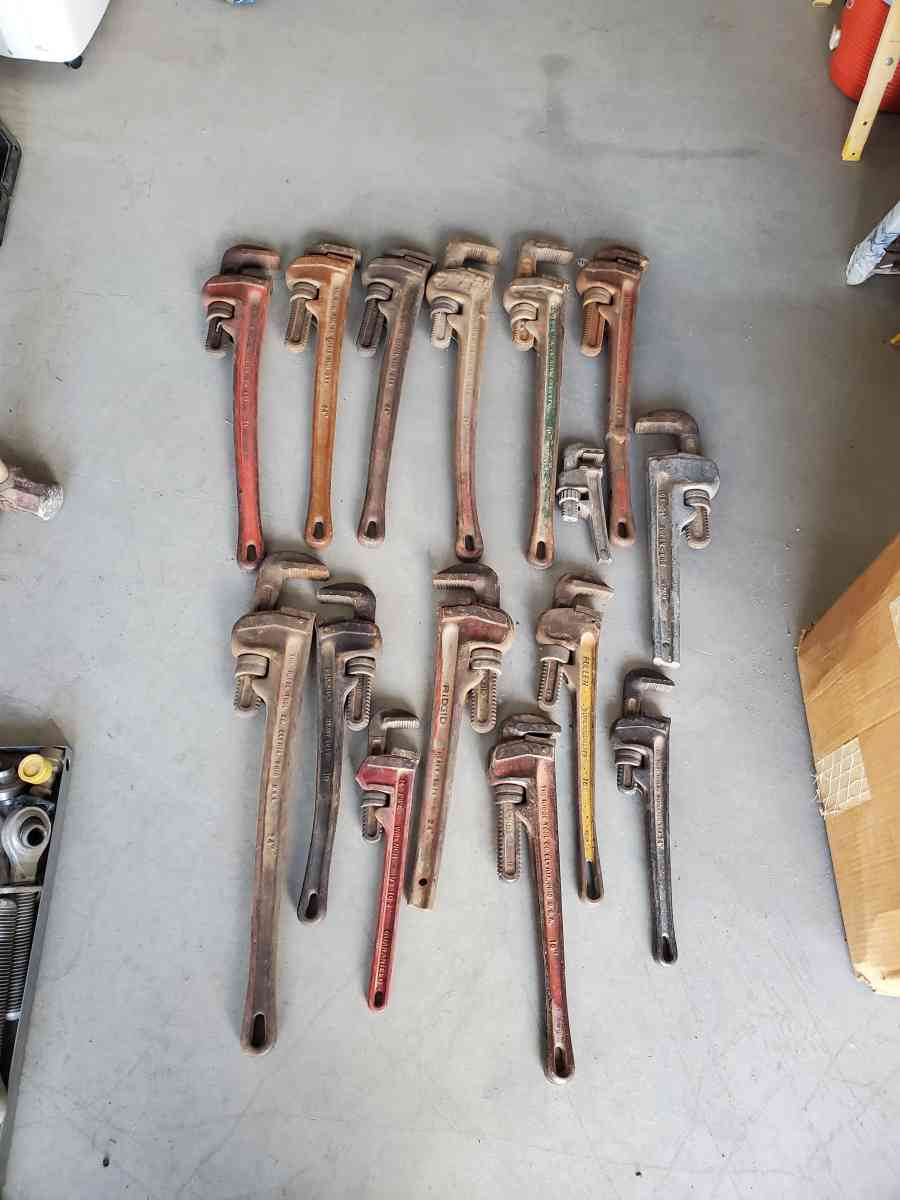 Various Pipe Wrenches
