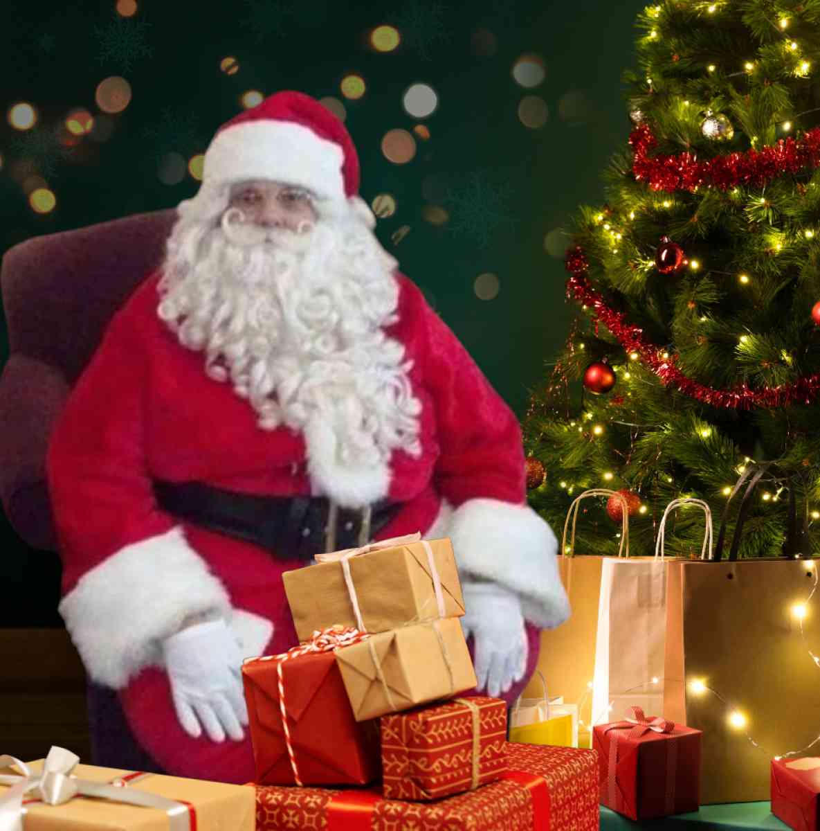 Santa Claus for your personal Christmas Events