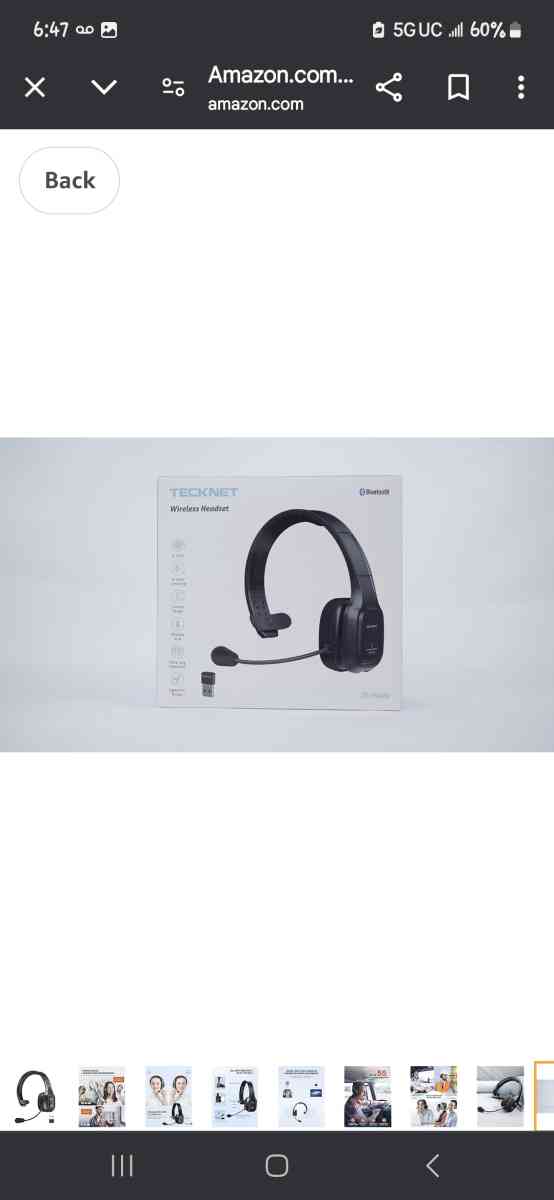 TECKNET Trucker Bluetooth Headphones