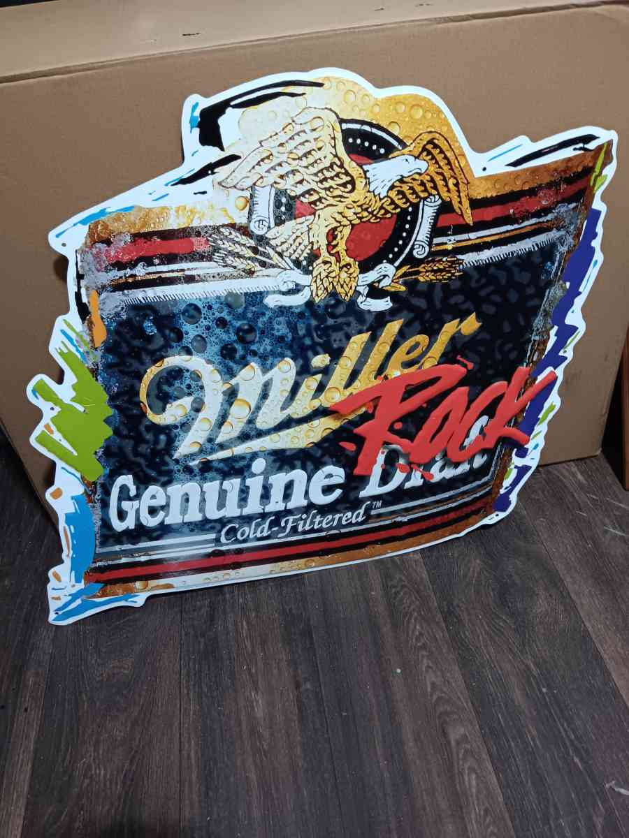 Miller DRAFT BEER SIGN  A