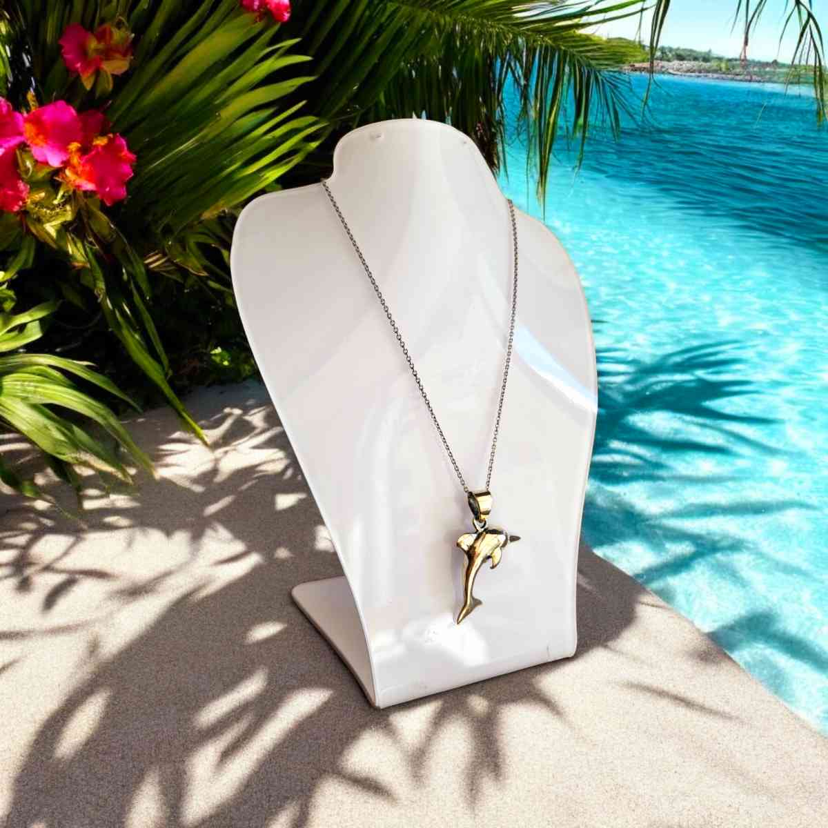 sterling silver 925 dolphin pendant