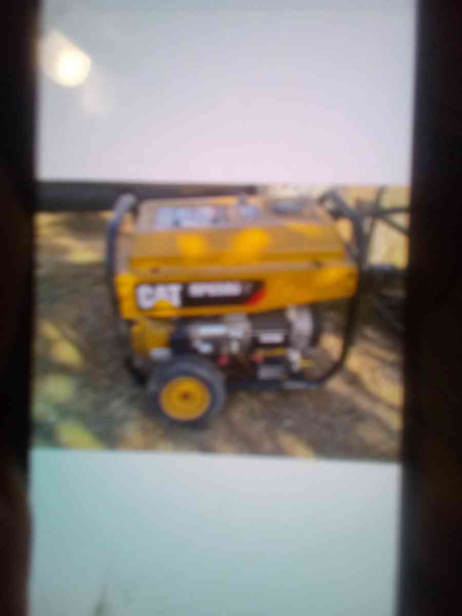 CAT RP6500 GAS POWERED PORTABLE GENERATOR  and homelite 4400