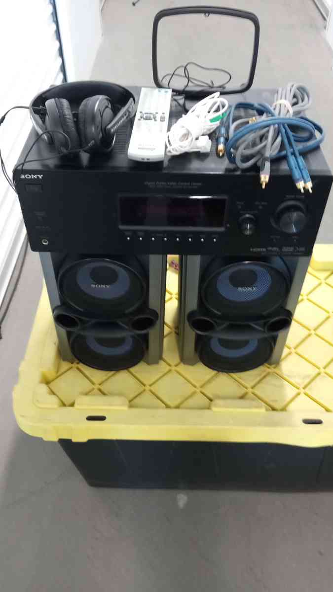 the receiver Sony digital audio video control center CR antt