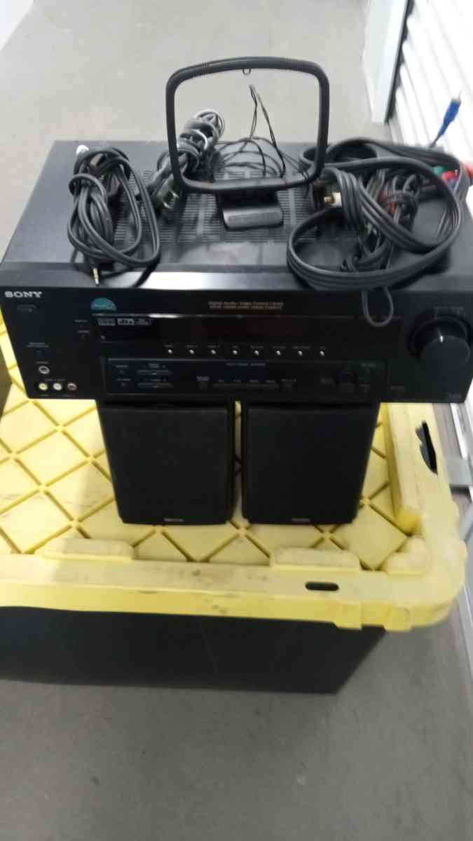 the receiver Sony digital audio video control center CR antt