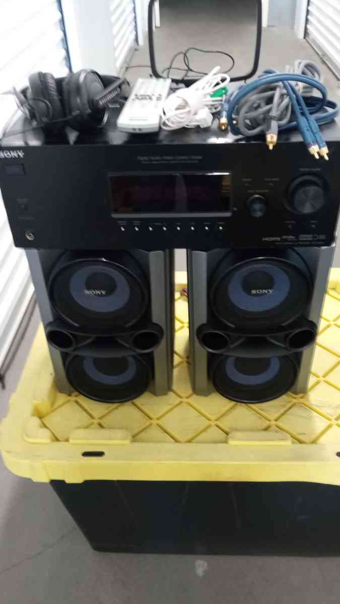 the receiver Sony digital audio video control center CR antt