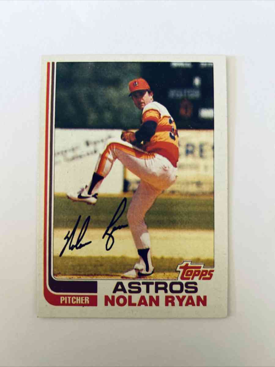 1982 Topps Nolan Ryan Baseball card
