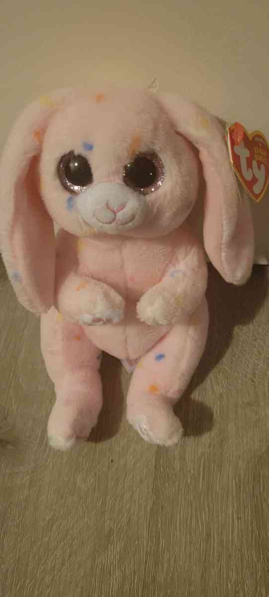 The Beanie Babies Collection Bellies easter may rabbit MINT