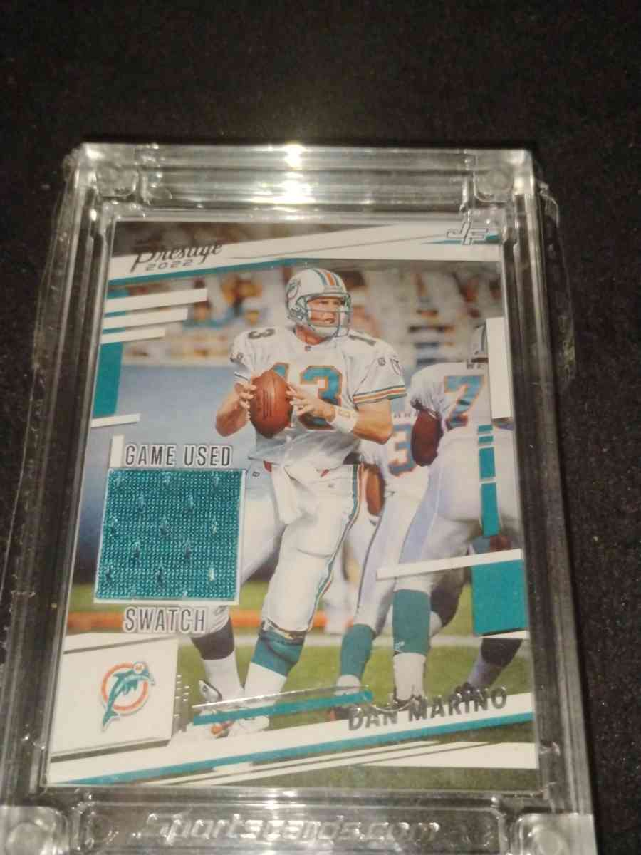 Dam Marino Game Worn Swatch Card