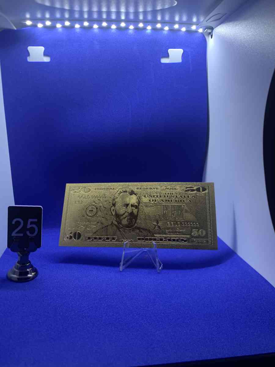 Gold Plated Collectors Bank Note