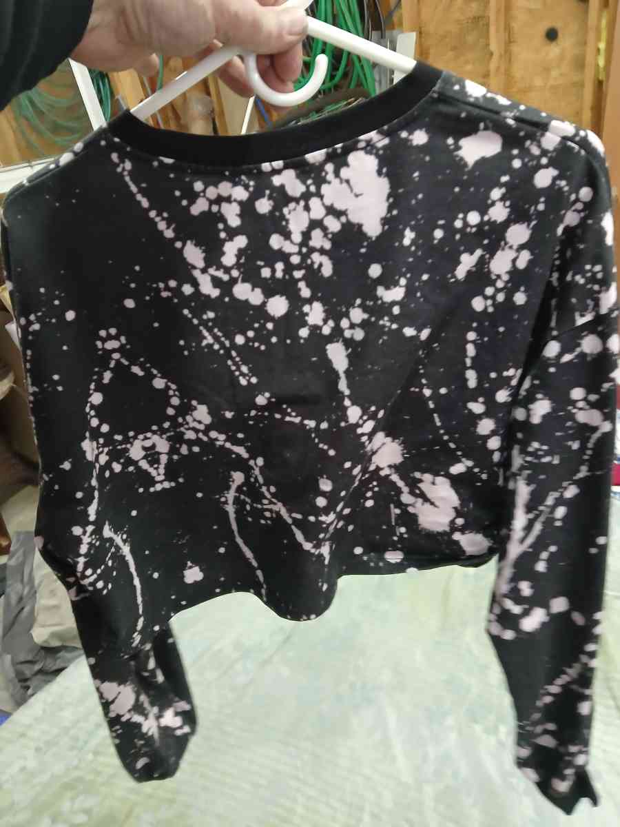 Shein long sleeve belly cut off