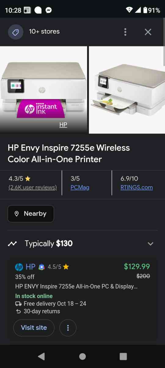 HP envy printer