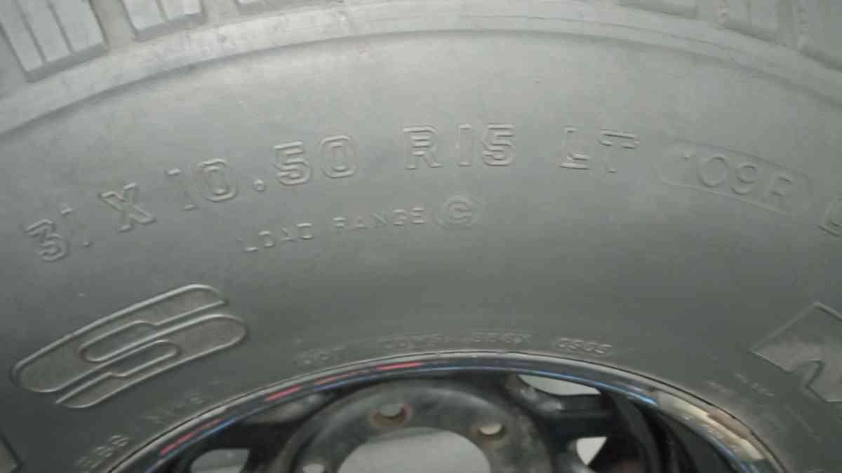 the  set of 4 tires and wheels R15