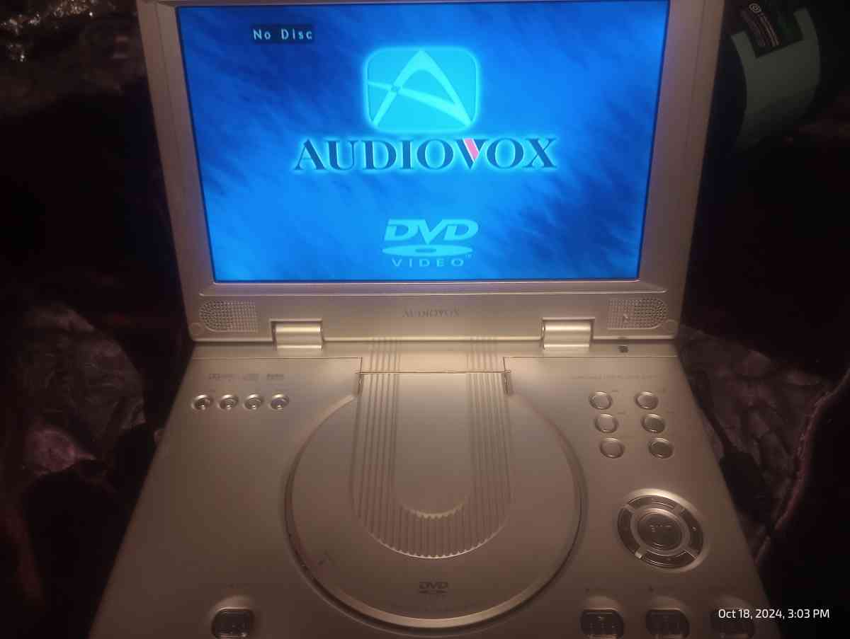 TV mount and portable DVD player