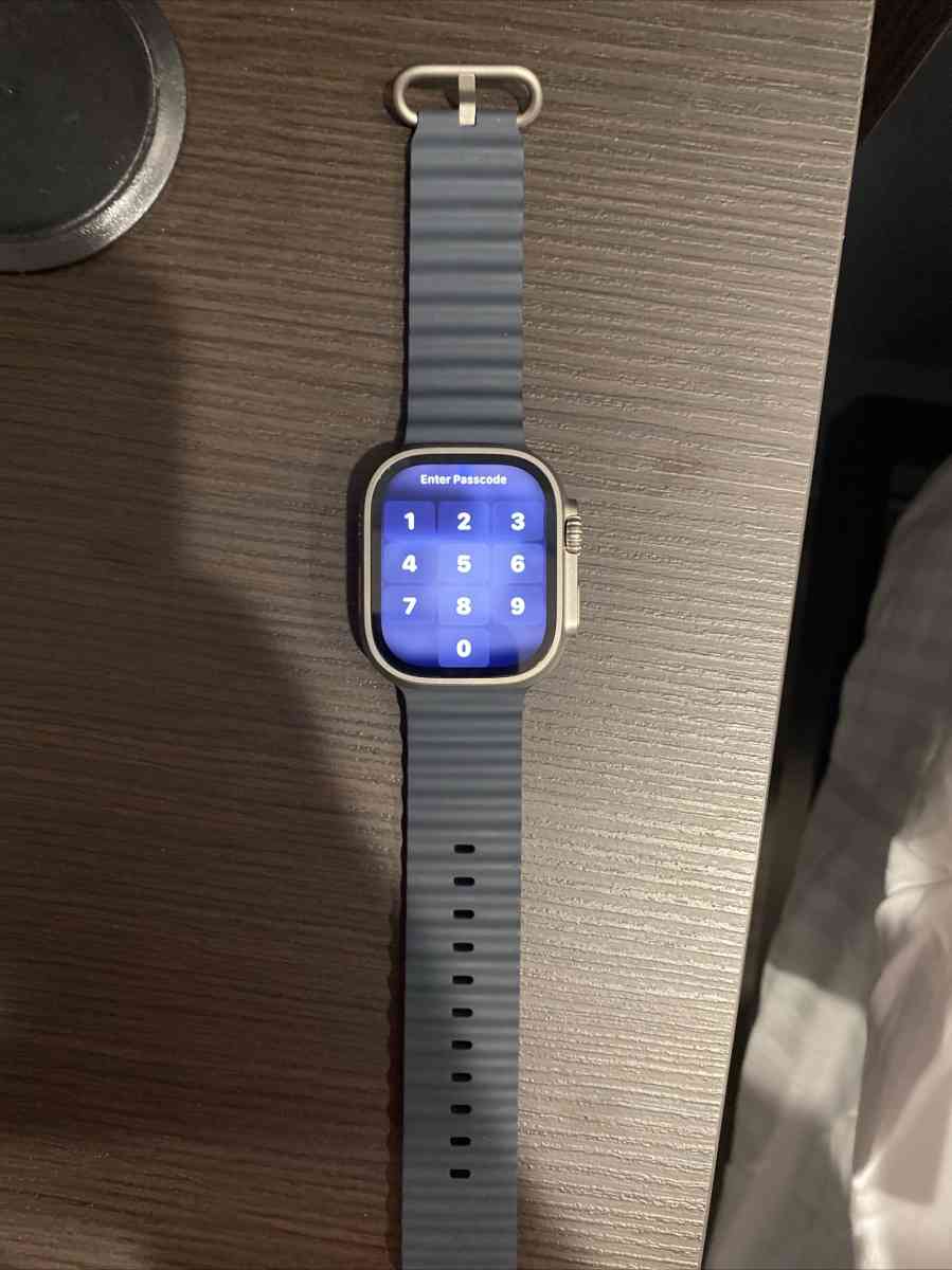 AppleWatch Ultra Ocean Blue Band 49mm