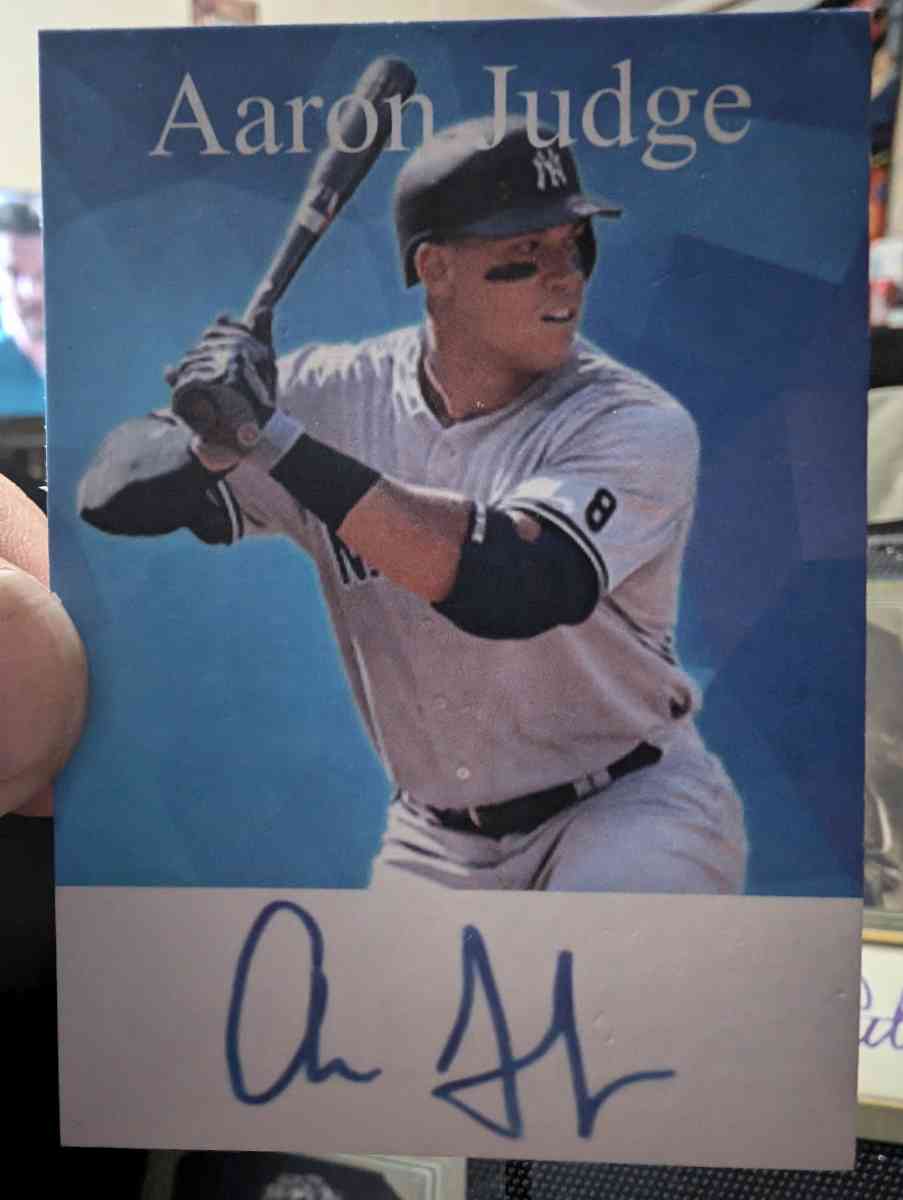 Aaron judge auto reprint
