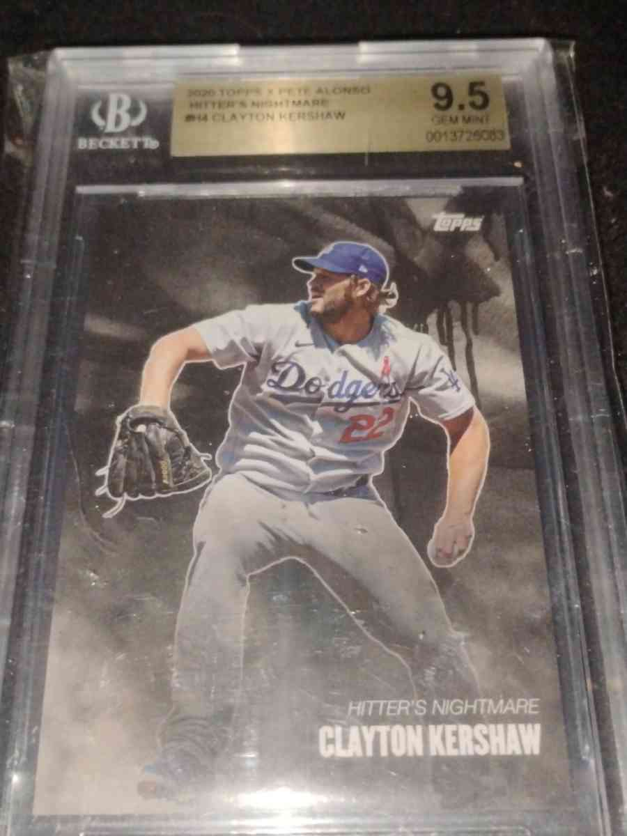Clayton Kershaw Graded Baseball Card