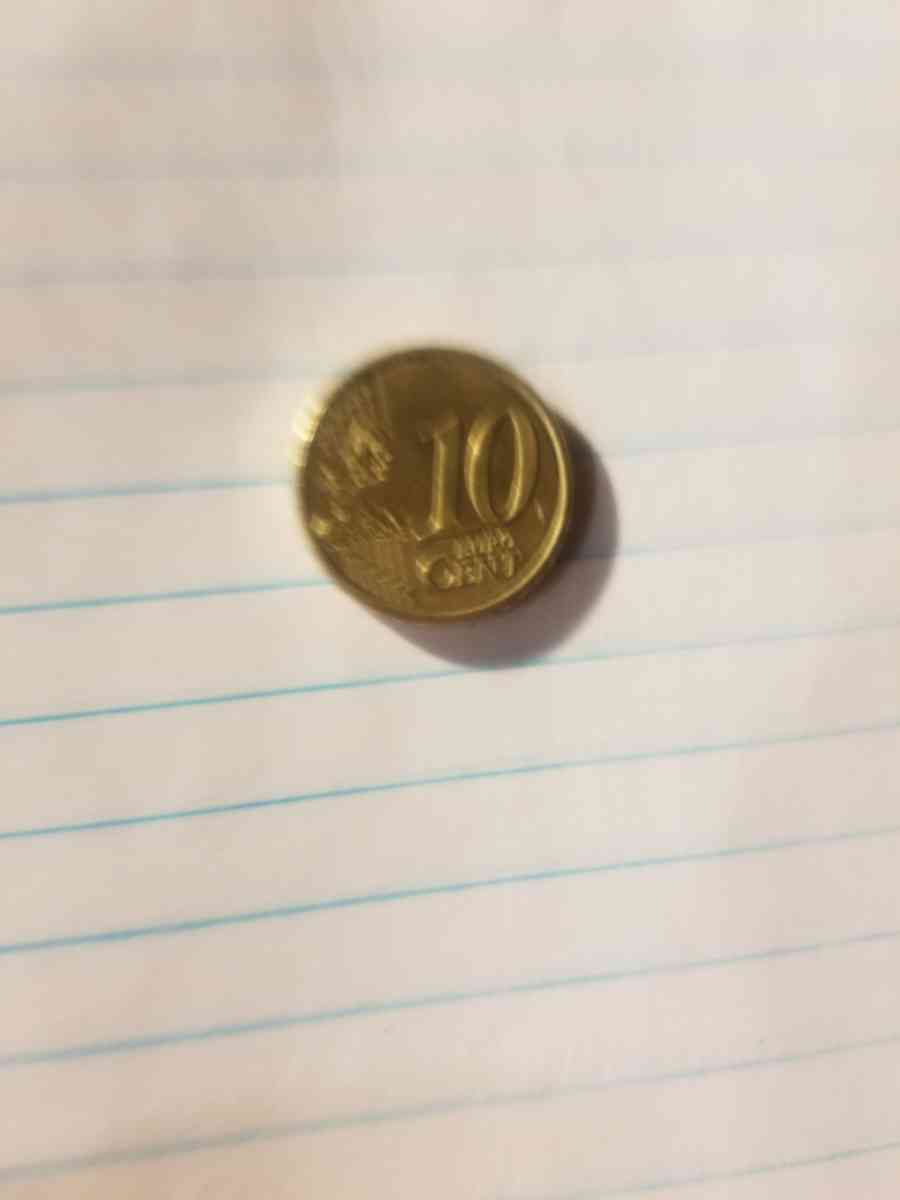 2019 EURO 10 CENT  GOLD COIN