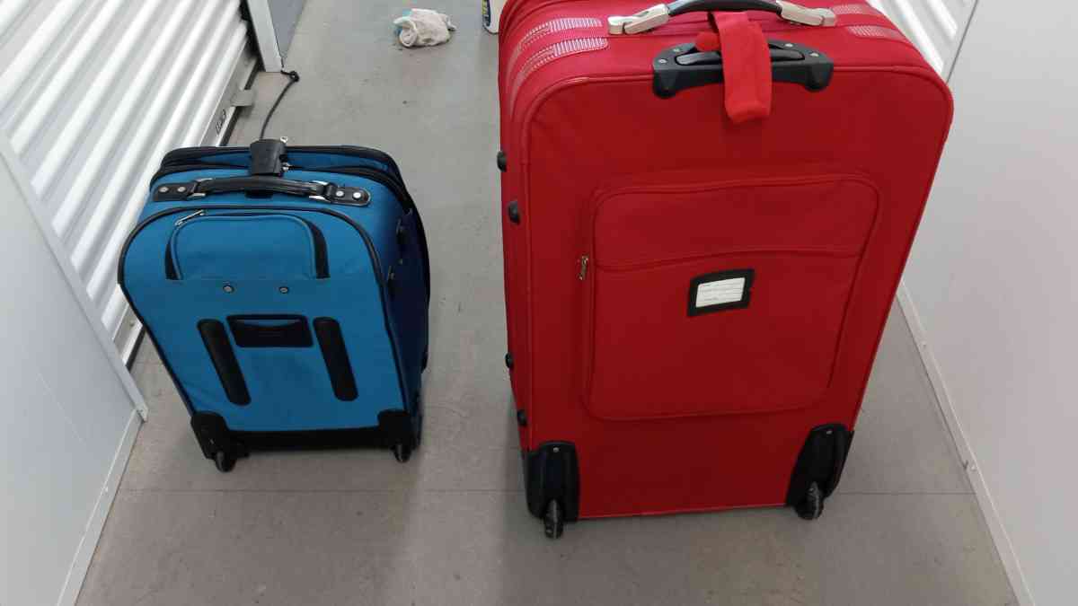 the 2 suit flight bag  big and mini