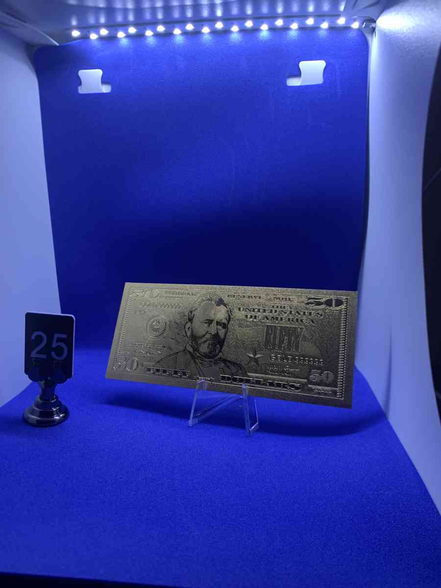 Gold Plated Collectors Bank Note