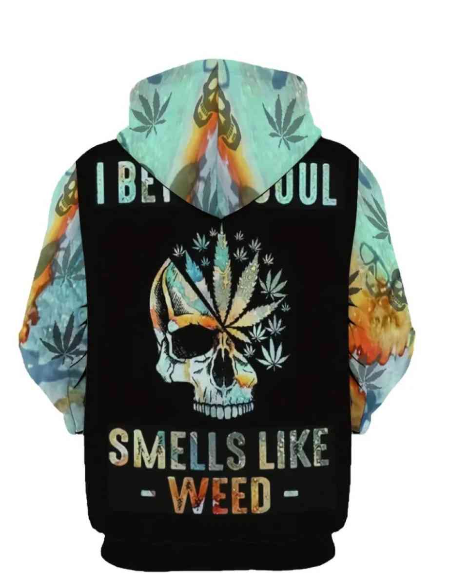 New skull hoodie size 2x