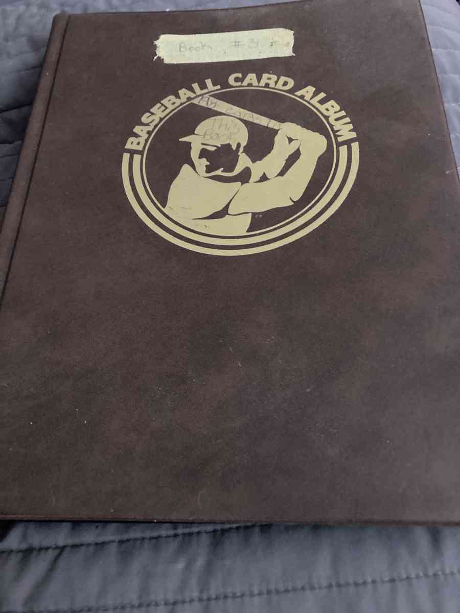 book of baseball cards