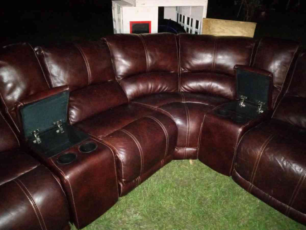 leather sectional couch