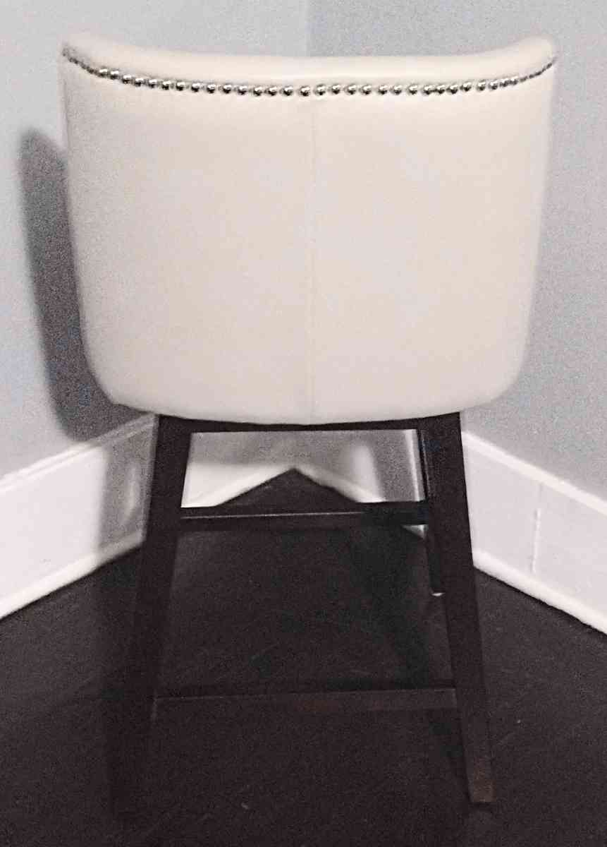 Asher Light Gray Swivel Nailhead Trim Bar Counter Stool