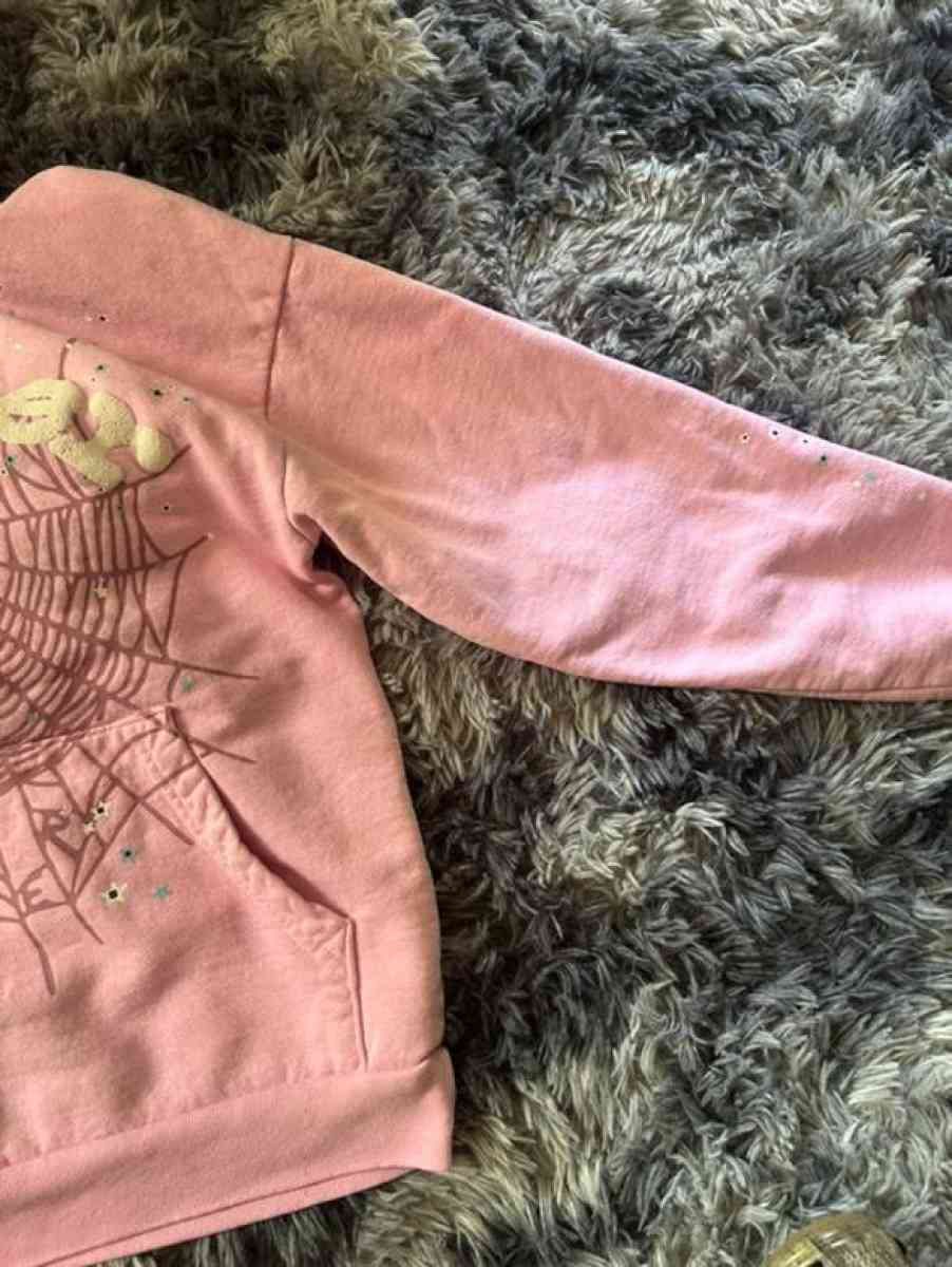 Pink Sp5der Hoodie text me before buying