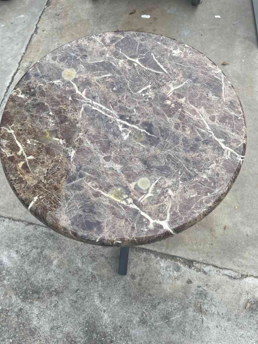 marble table