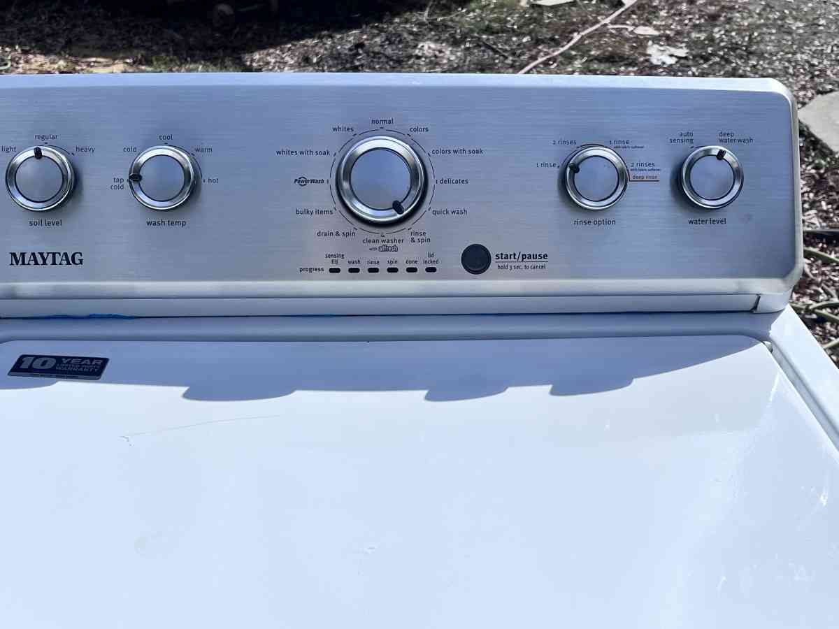 Maytag washing machine